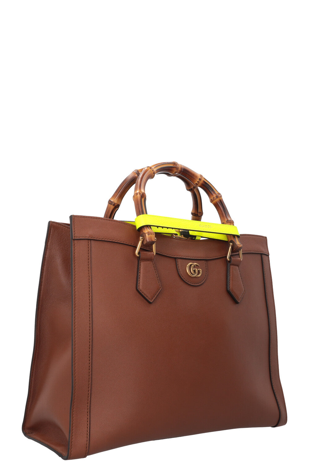 GUCCI Diana Bag Large Leather Brown