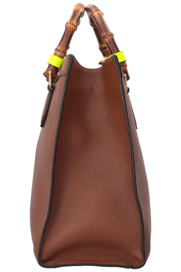GUCCI Diana Bag Large Leather Brown