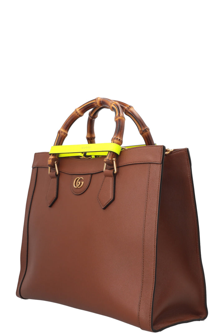 GUCCI Diana Bag Large Leather Brown