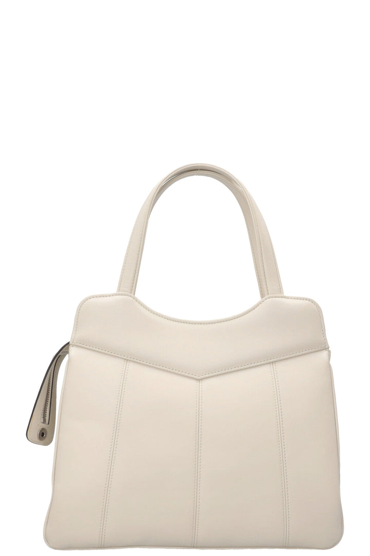 GUCCI Petite GG Tote Small Leather Cream