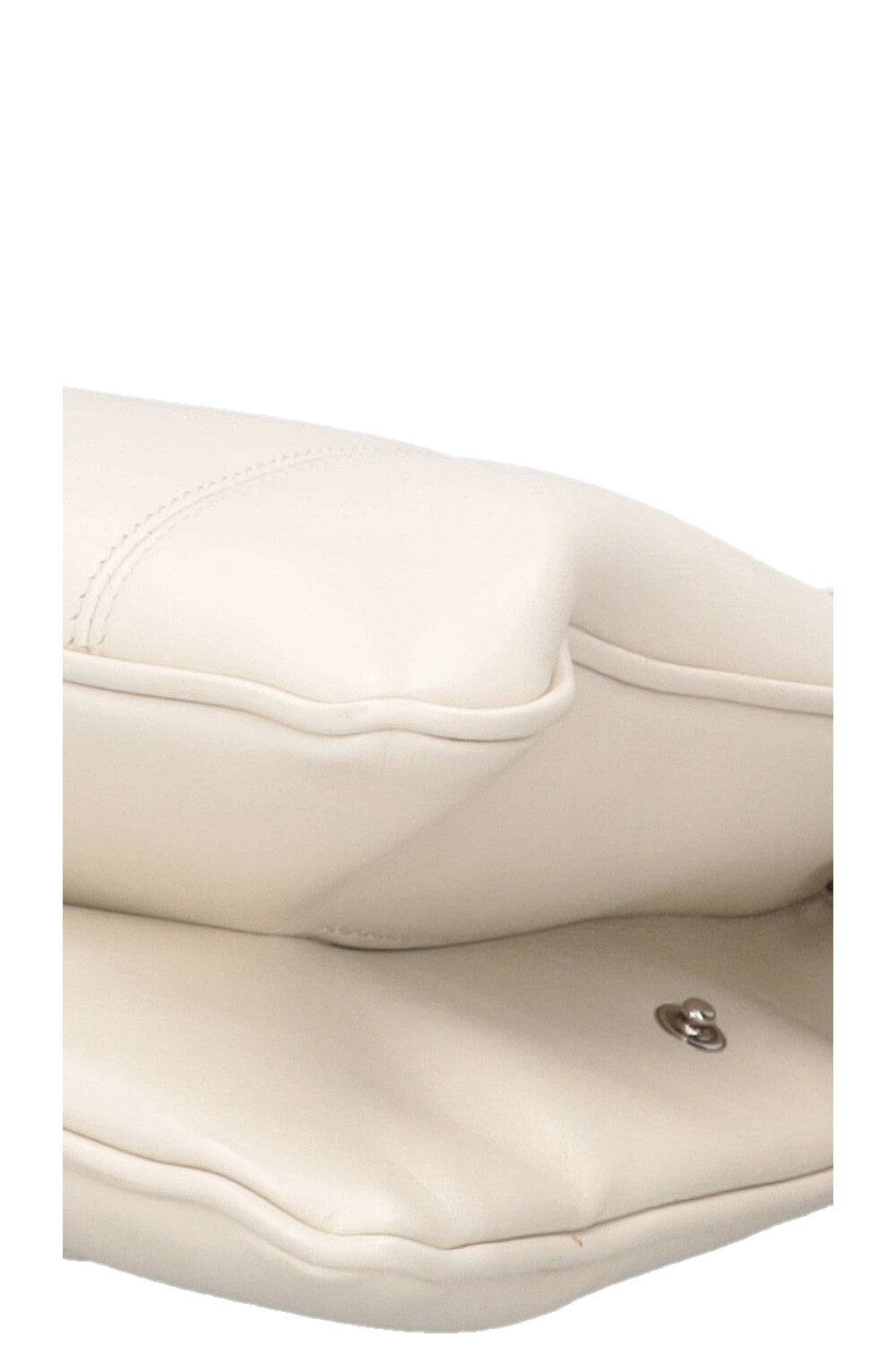 GUCCI Petite GG Tote Small Leather Cream