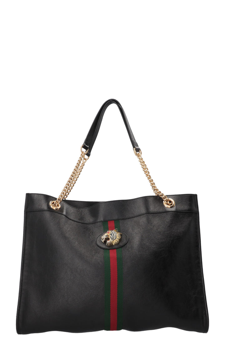 GUCCI Cabas Rajah Cuir Noir
