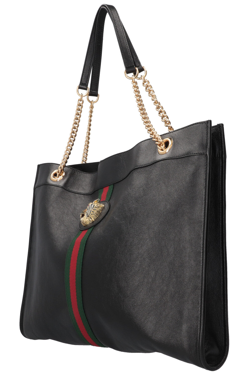 GUCCI Cabas Rajah Cuir Noir