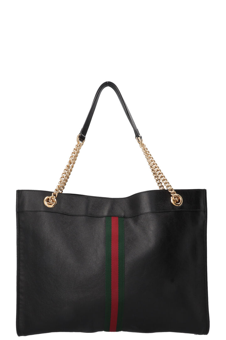 GUCCI Cabas Rajah Cuir Noir