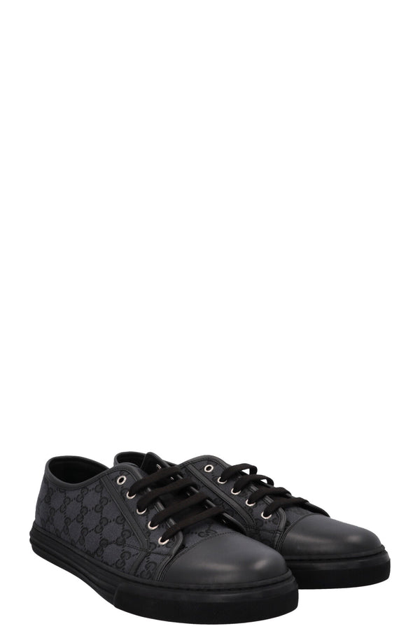 GUCCI Supreme Low Top Sneakers Canvas Black
