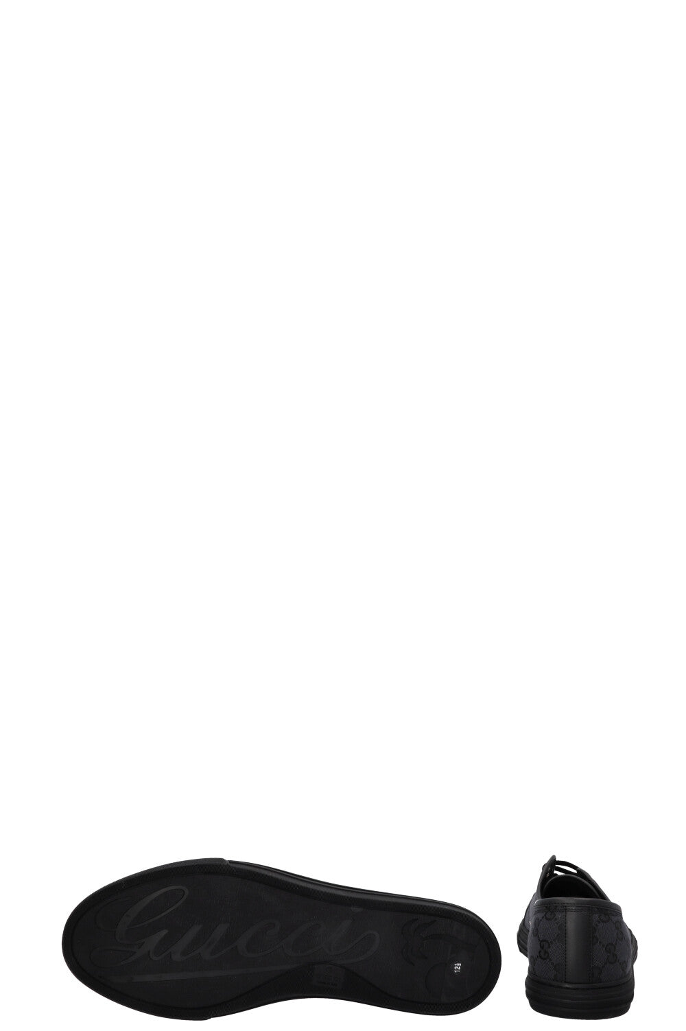 GUCCI Supreme Low Top Sneakers Canvas Black