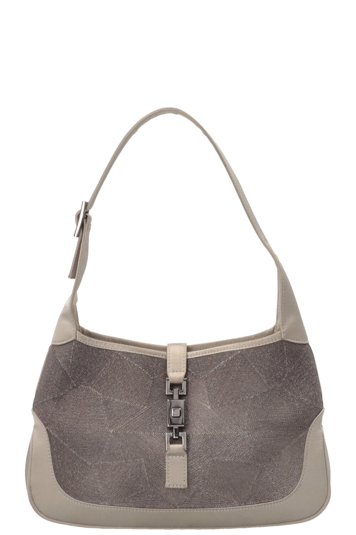 GUCCI by Tom Ford Jackie Shoulder Bag Silk Grey