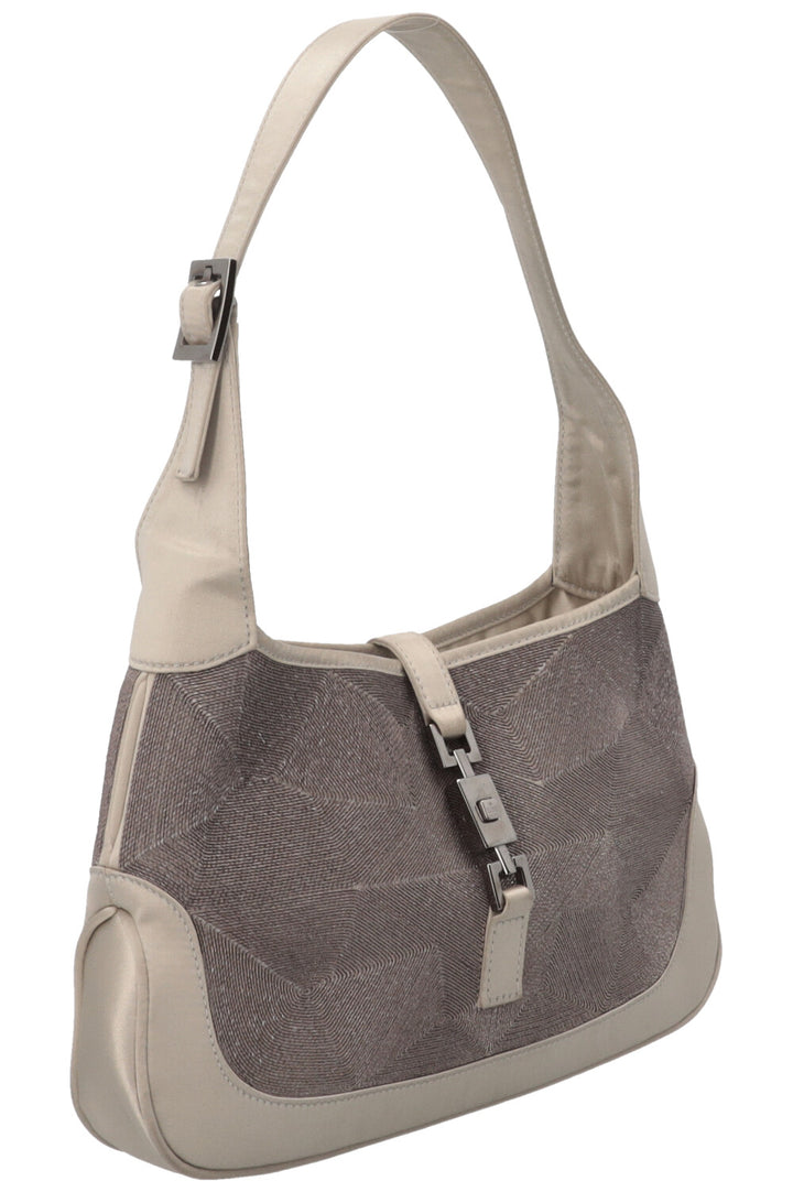 GUCCI by Tom Ford Jackie Shoulder Bag Silk Grey
