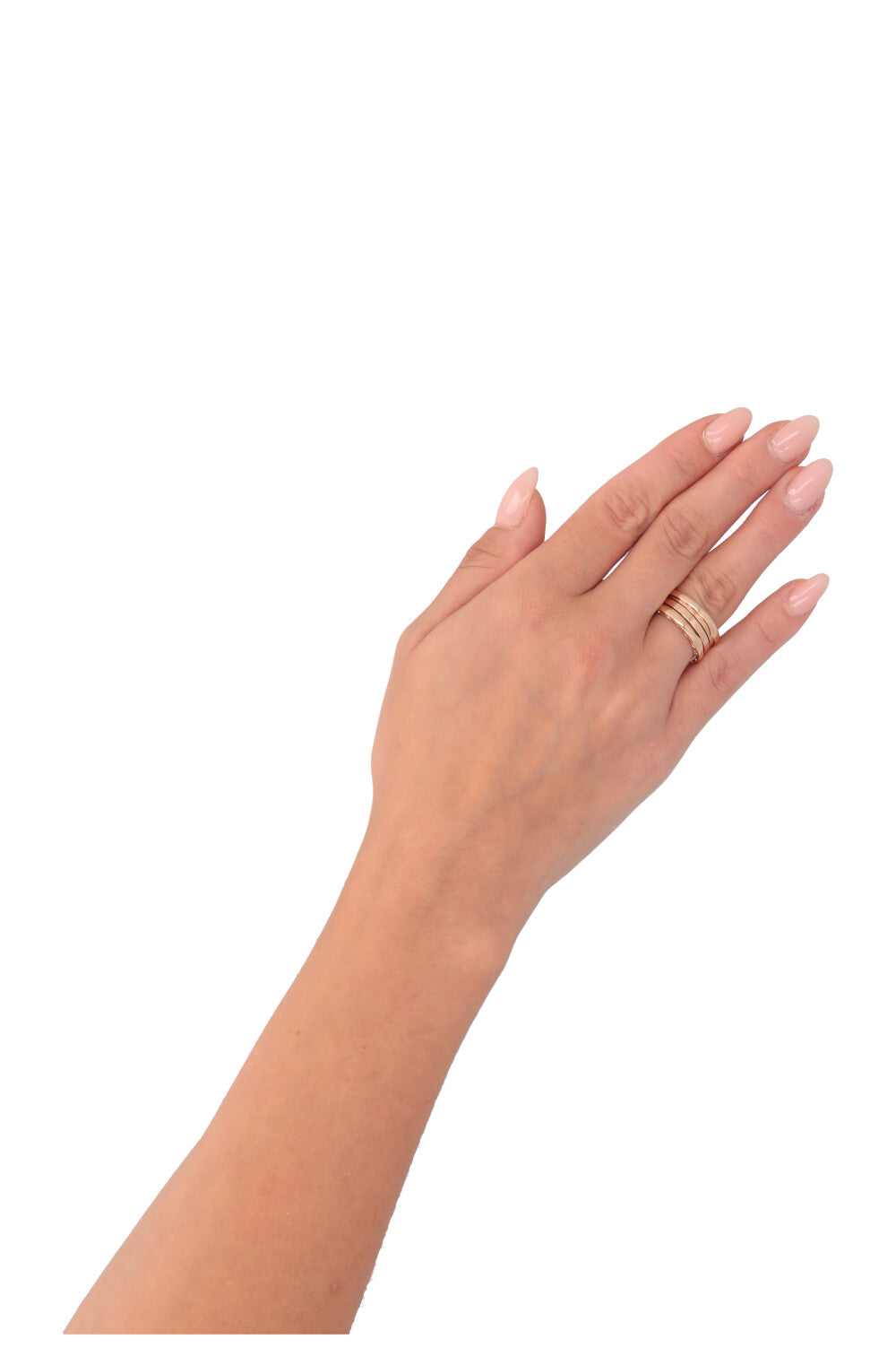 BVLGARI B.Zero1 3-Band Ring Rose Gold