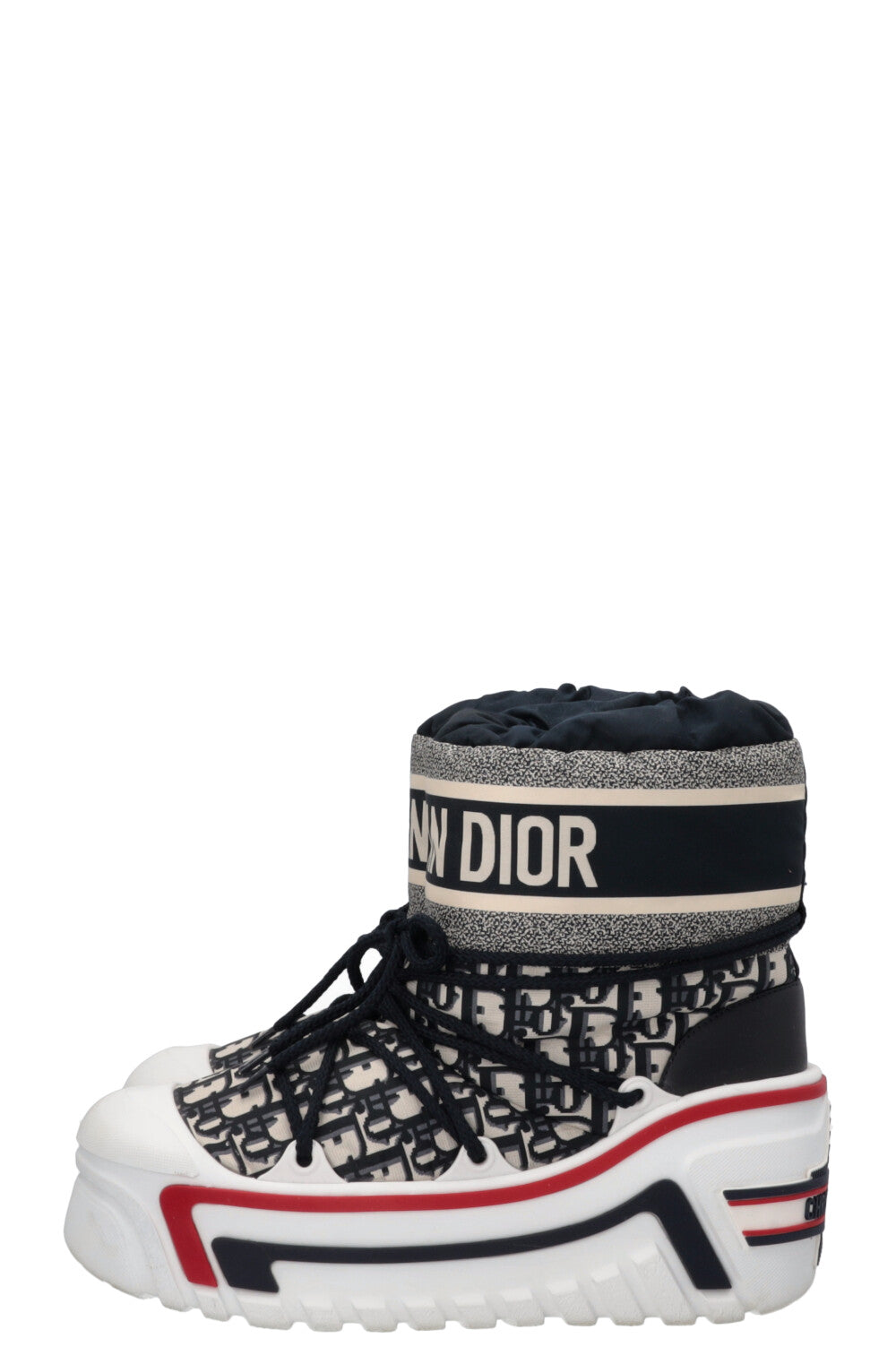 CHRISTIAN DIOR DiorAlps Apres Ski Boots Oblique White