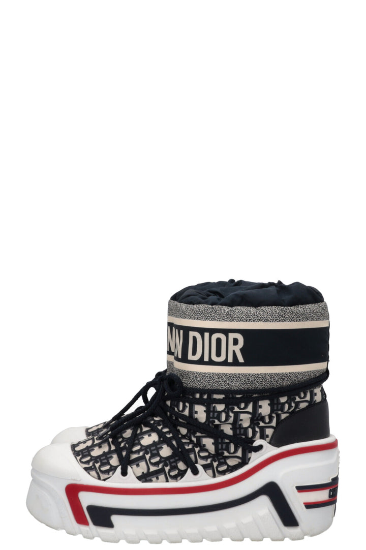 CHRISTIAN DIOR DiorAlps Apres Ski Boots Oblique White