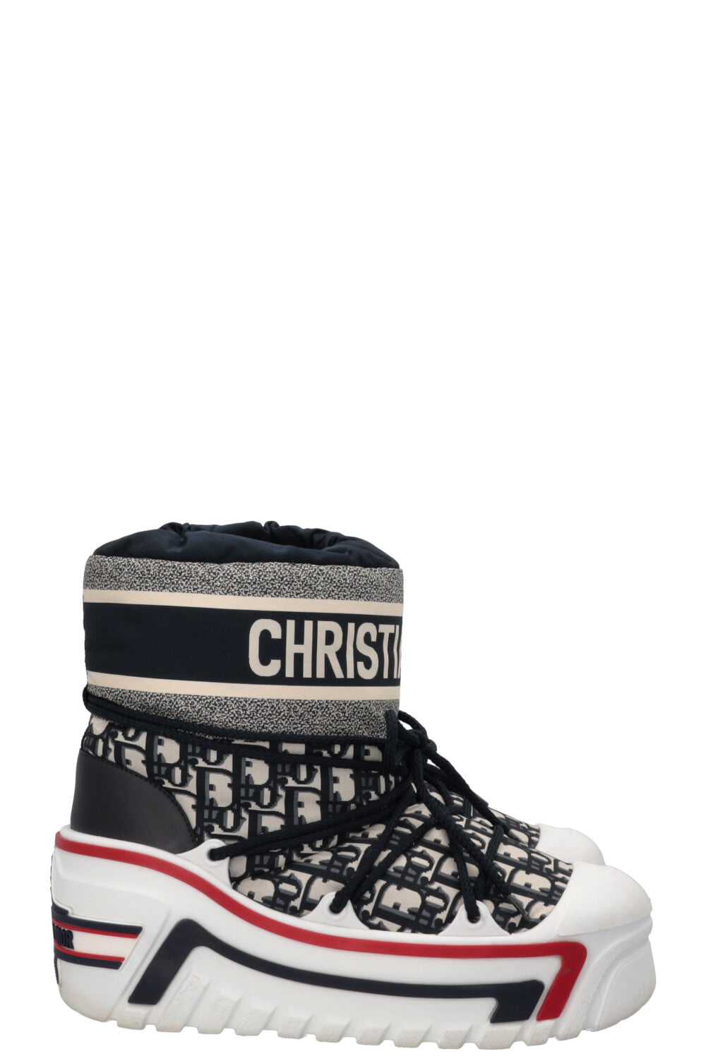 CHRISTIAN DIOR DiorAlps Apres Ski Boots Oblique White