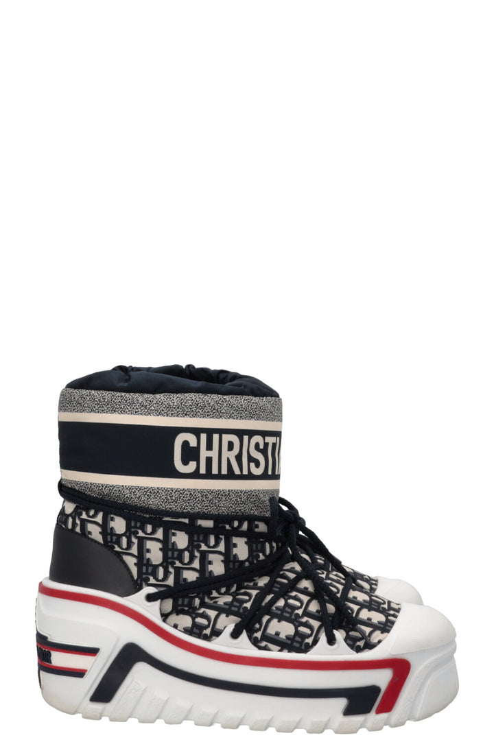 CHRISTIAN DIOR DiorAlps Apres Ski Boots Oblique White