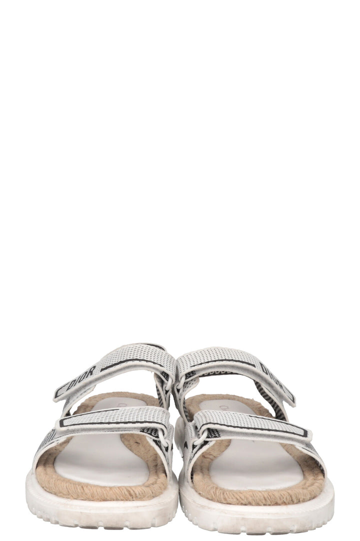 CHRISTIAN DIOR DiorAct Flats Technical Fabric White