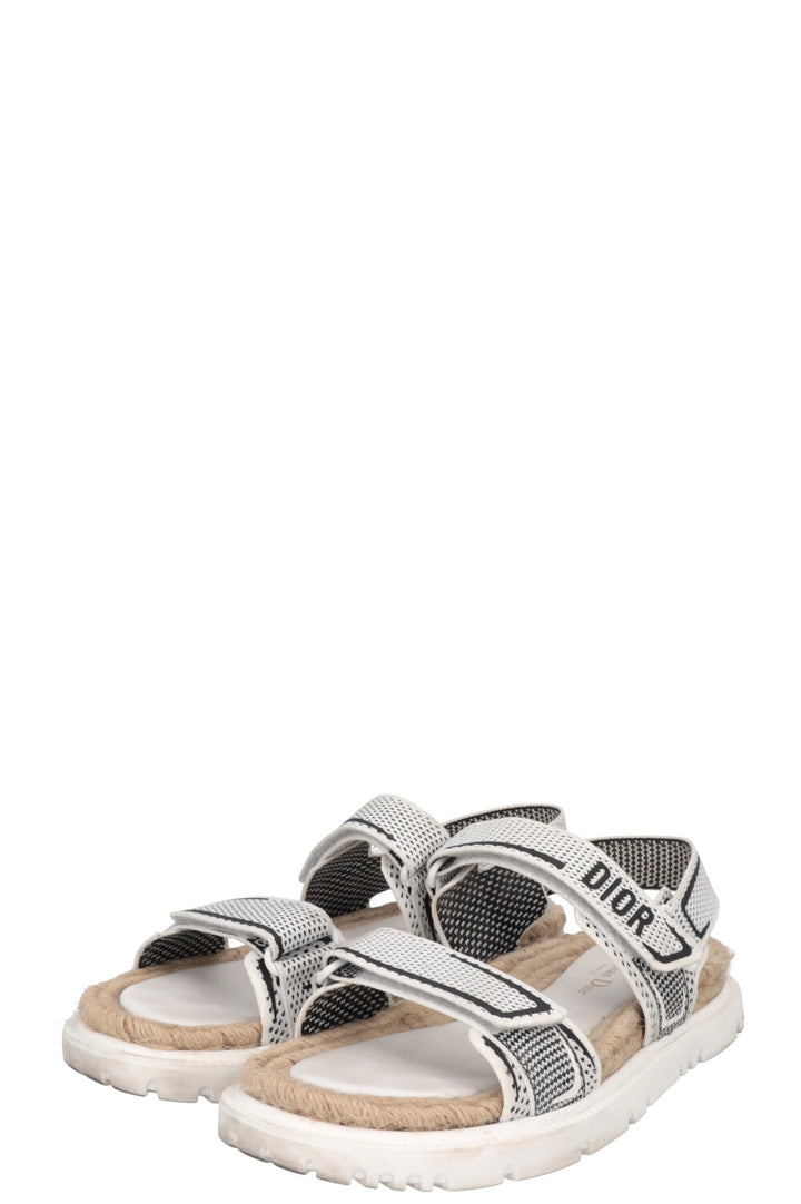 CHRISTIAN DIOR DiorAct Flats Technical Fabric White