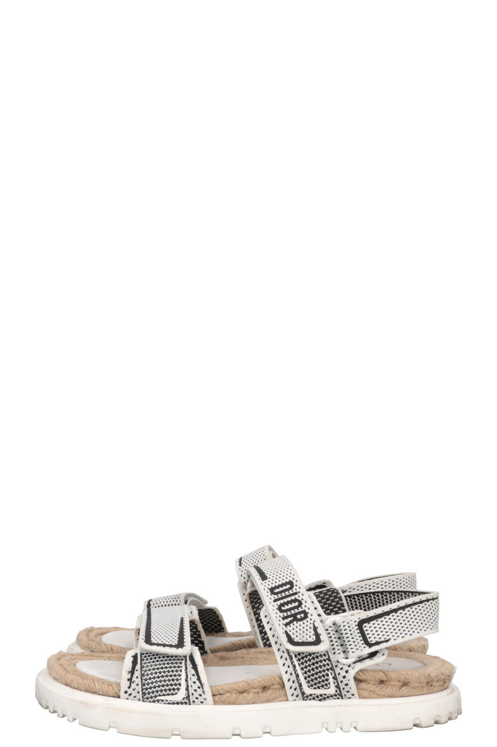 CHRISTIAN DIOR DiorAct Flats Technical Fabric White