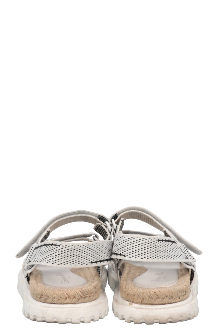 CHRISTIAN DIOR DiorAct Flats Technical Fabric White