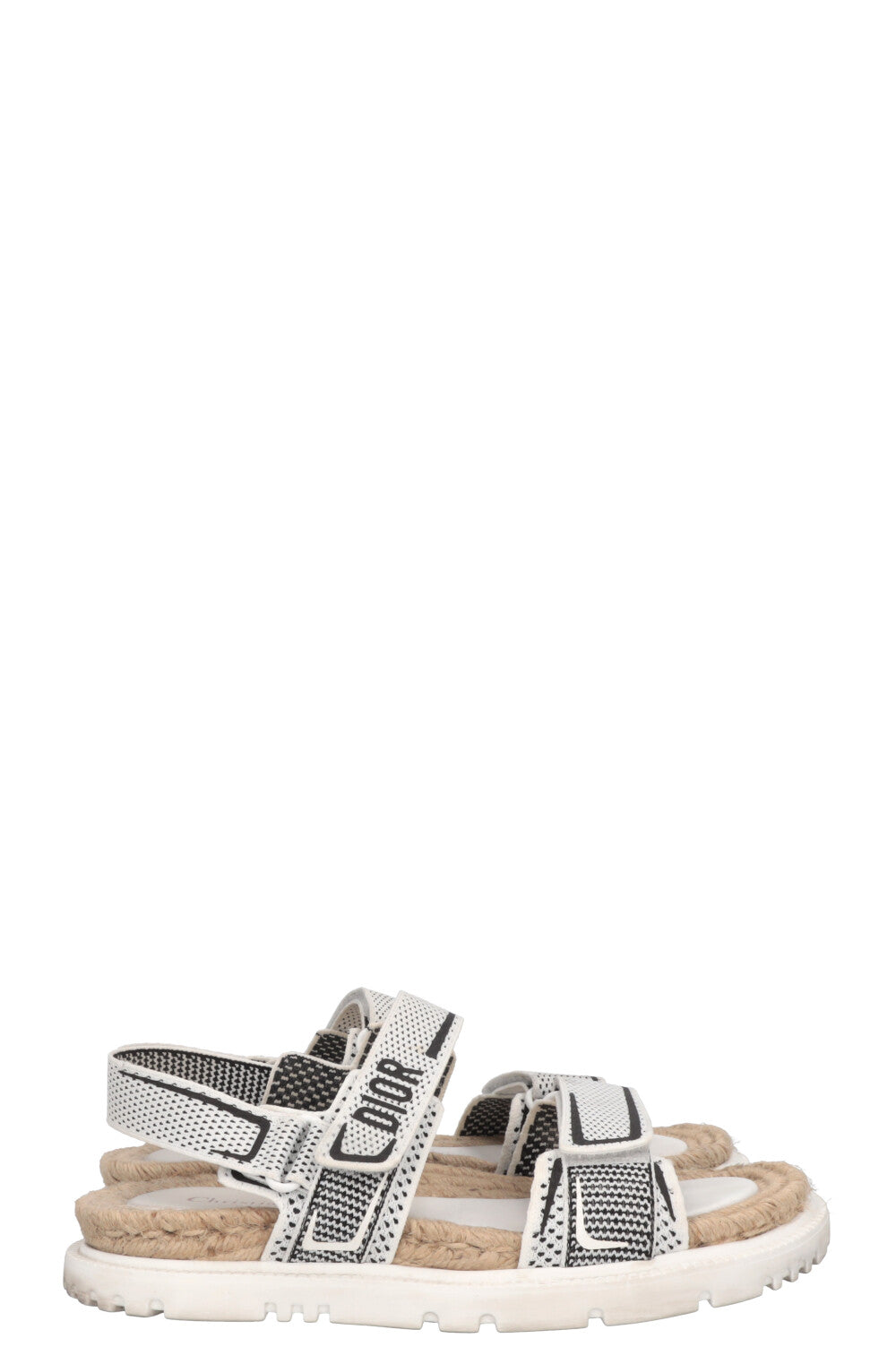 CHRISTIAN DIOR DiorAct Flats Technical Fabric White