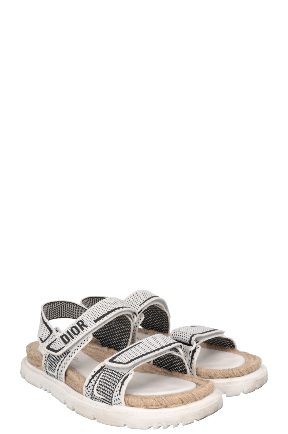 CHRISTIAN DIOR DiorAct Flats Technical Fabric White