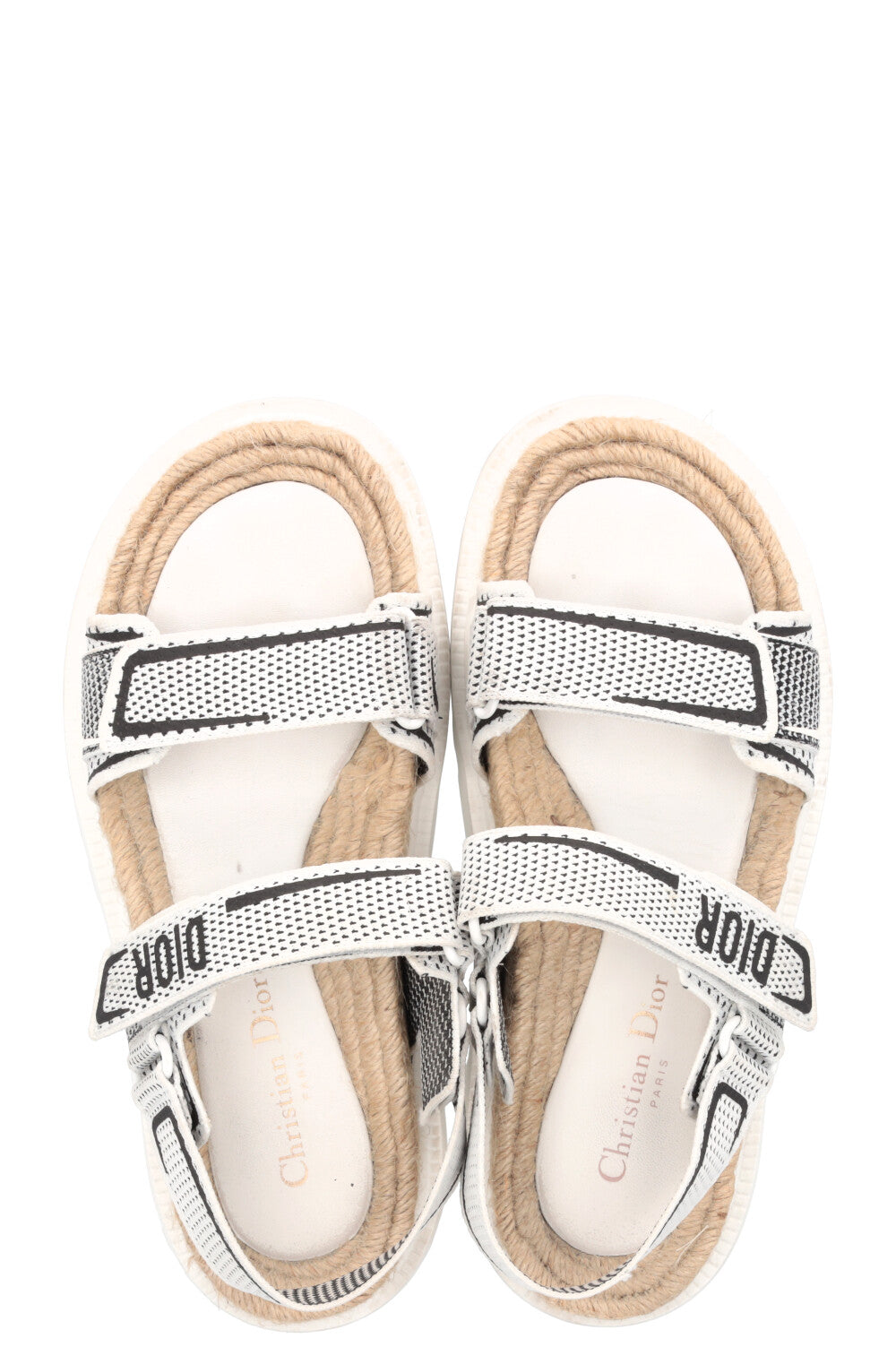 CHRISTIAN DIOR DiorAct Flats Technical Fabric White