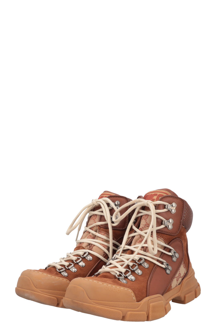 GUCCI Original Journey Hiking Boots Camel