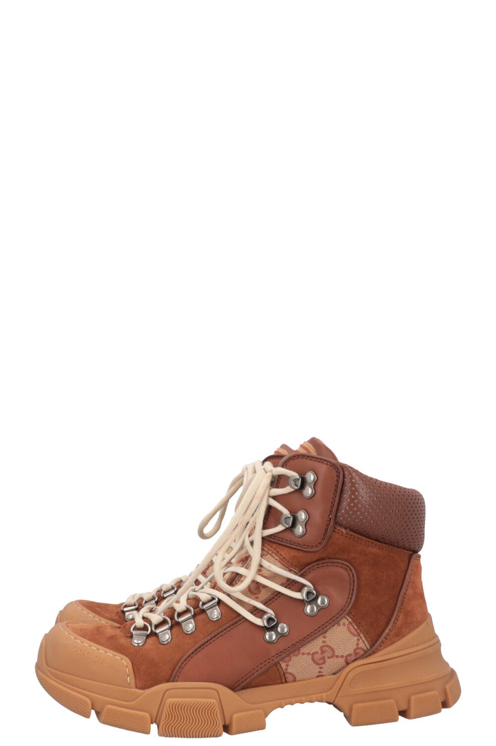 GUCCI Original Journey Hiking Boots Camel