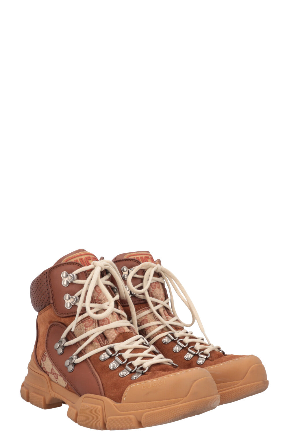 GUCCI Original Journey Hiking Boots Camel