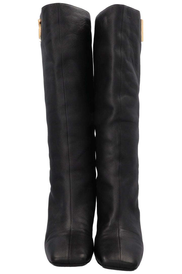 DOLCE&GABBANA Logo Boots Black