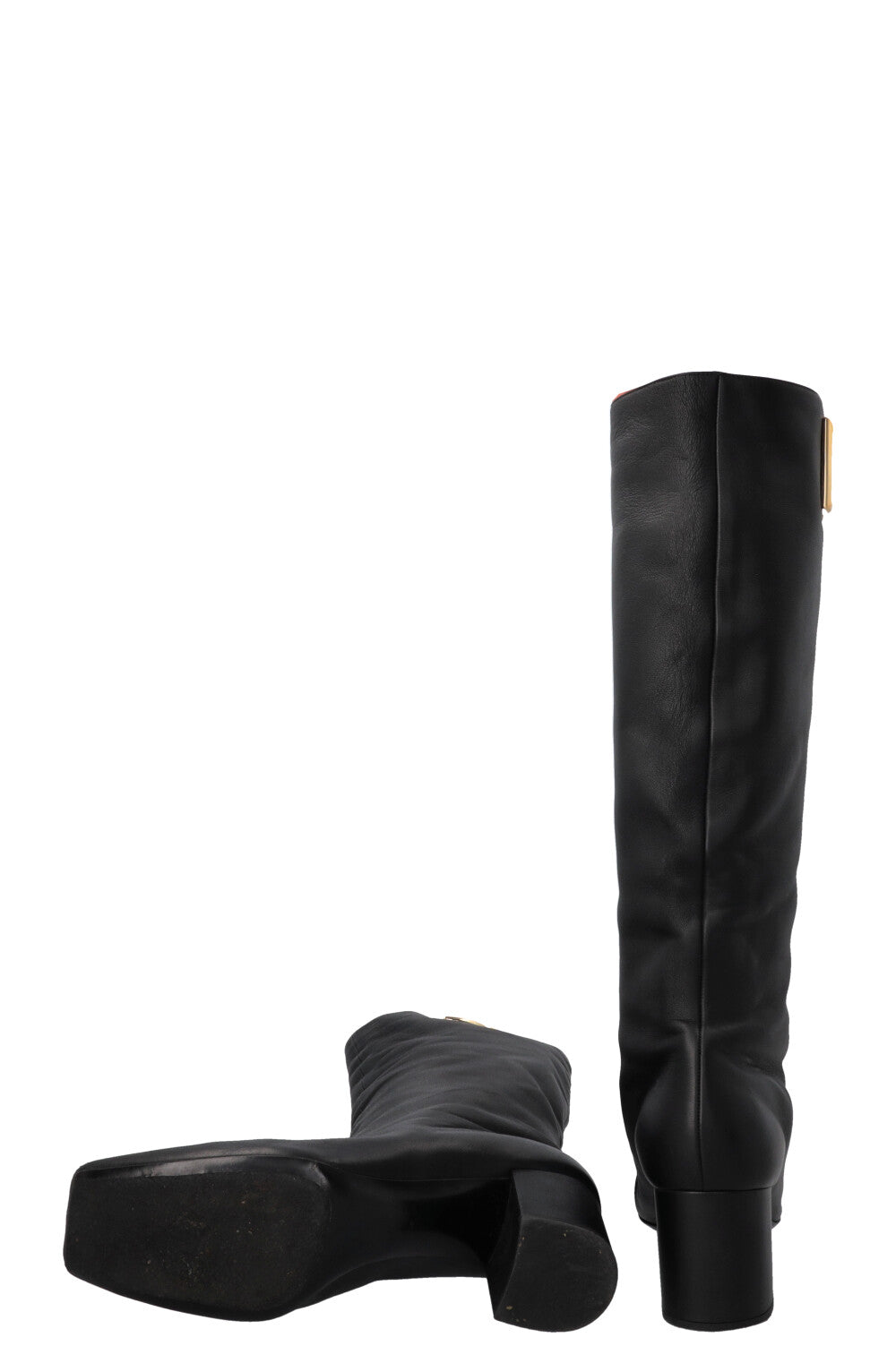 DOLCE&GABBANA Logo Boots Black