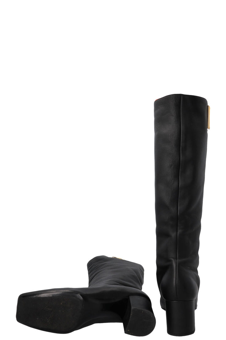 DOLCE&GABBANA Logo Boots Black