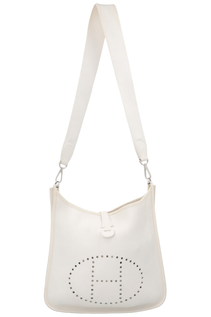 HERMÈS Evelyne PM Clemence Blanc