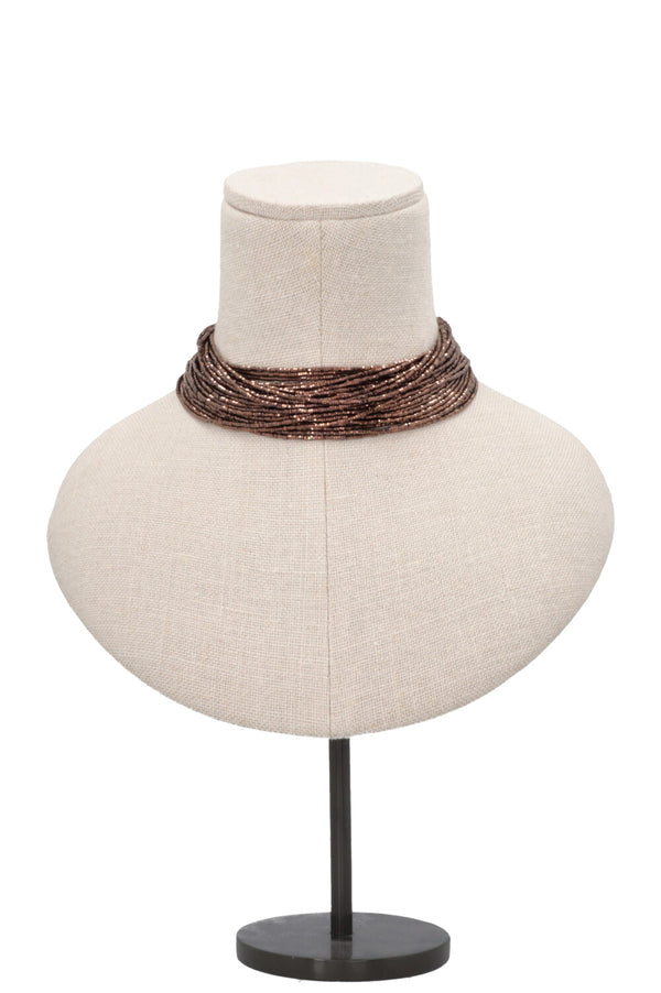 BRUNELLO CUCINELLI Layered Choker Copper
