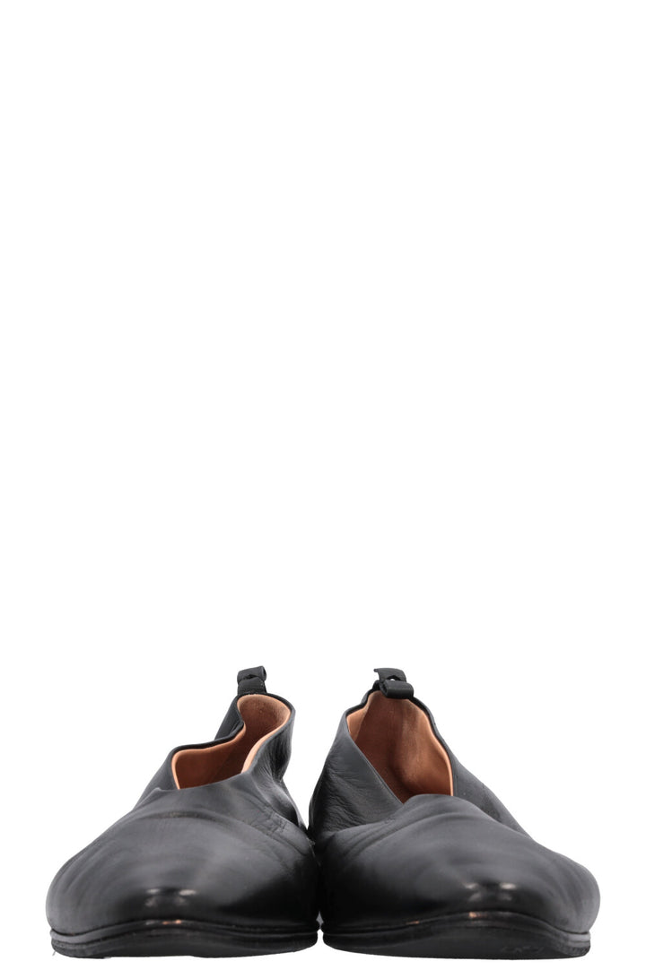 BOTTEGA VENETA Ballet Flats Leather Black