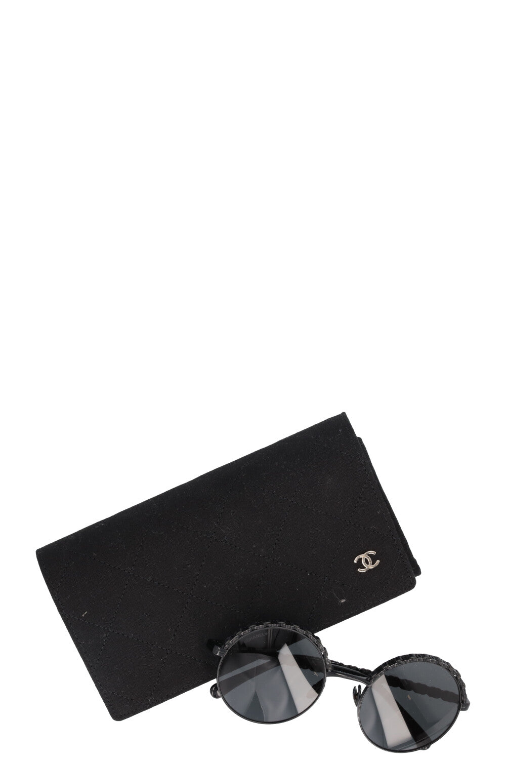 CHANEL CC 4265 Sunglasses Round Black