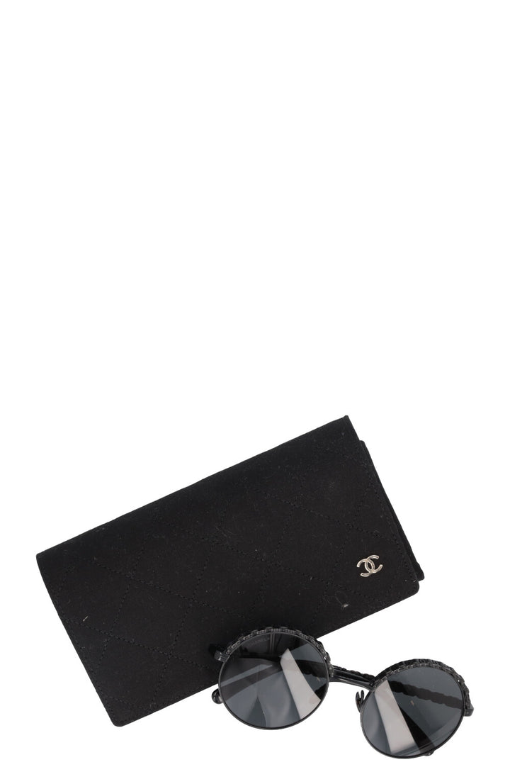 CHANEL CC 4265 Sunglasses Round Black