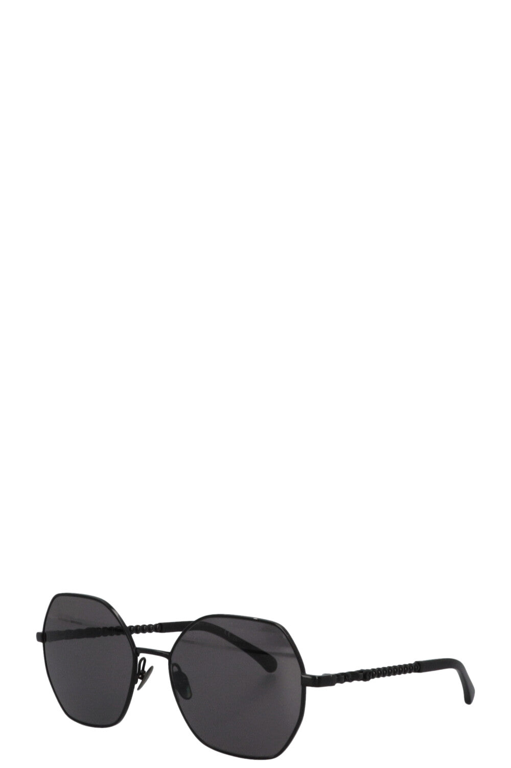 CHANEL 4281-QH Rectangular Sunglasses Black