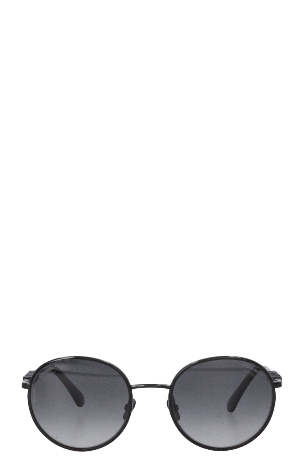 Lunettes de soleil rondes CHANEL Pantos 4282 noires