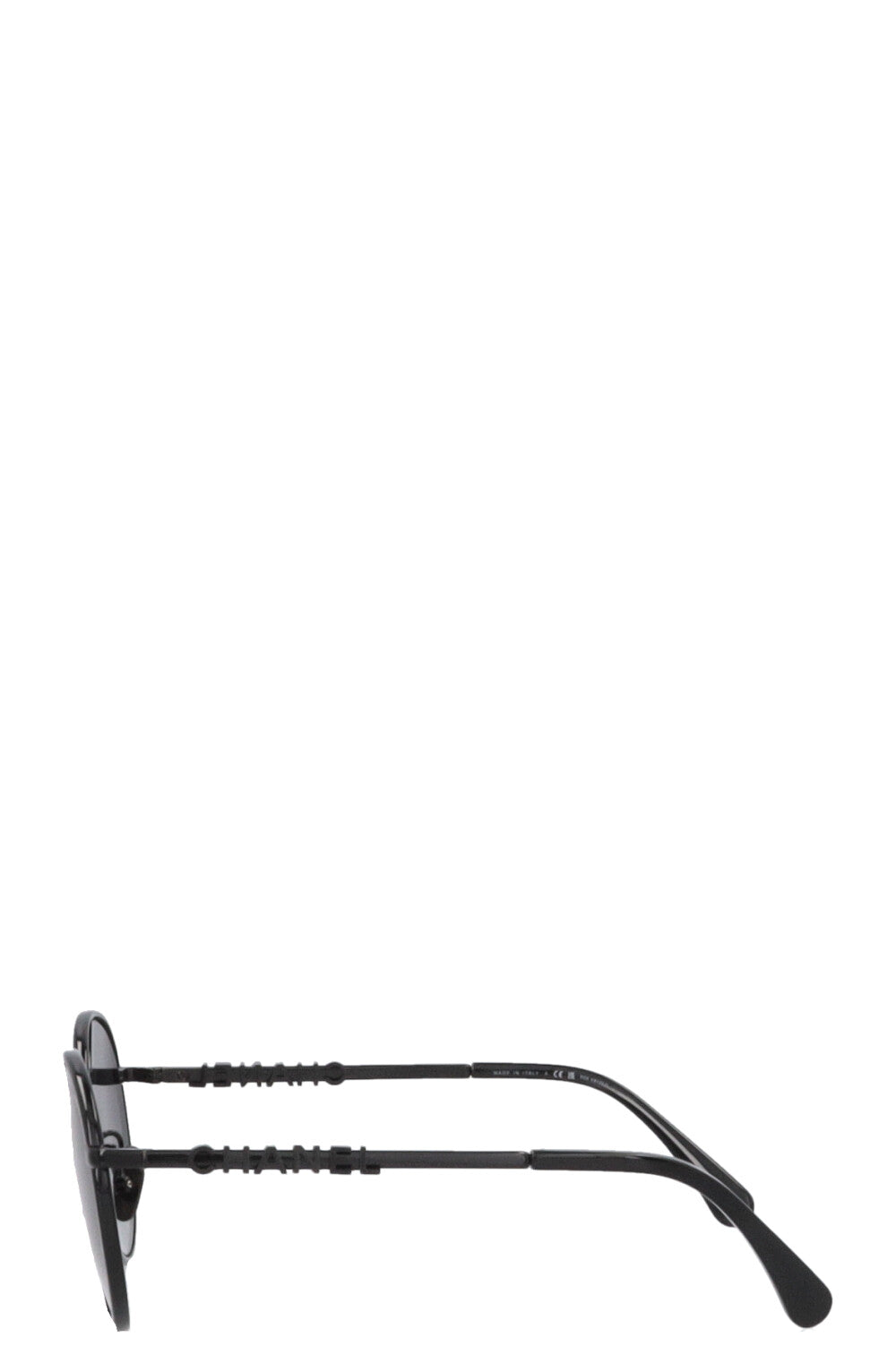 Lunettes de soleil rondes CHANEL Pantos 4282 noires