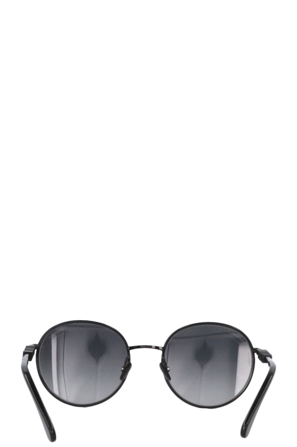 Lunettes de soleil rondes CHANEL Pantos 4282 noires