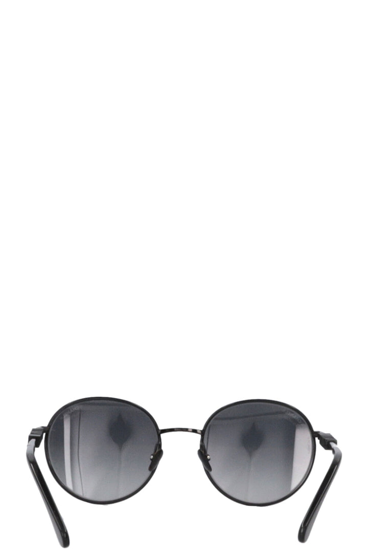 Lunettes de soleil rondes CHANEL Pantos 4282 noires