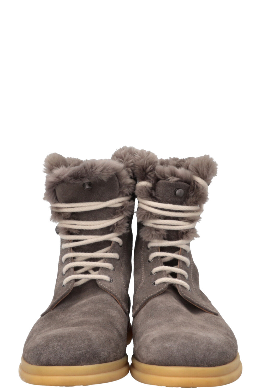 LORO PIANA Snow Dream Walk Boots Suede Grey