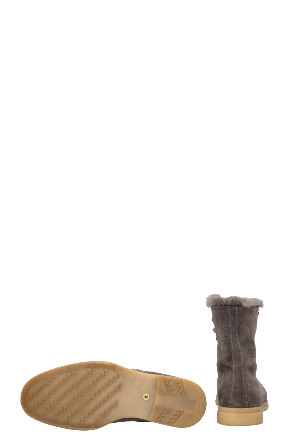 LORO PIANA Snow Dream Walk Boots Suede Grey