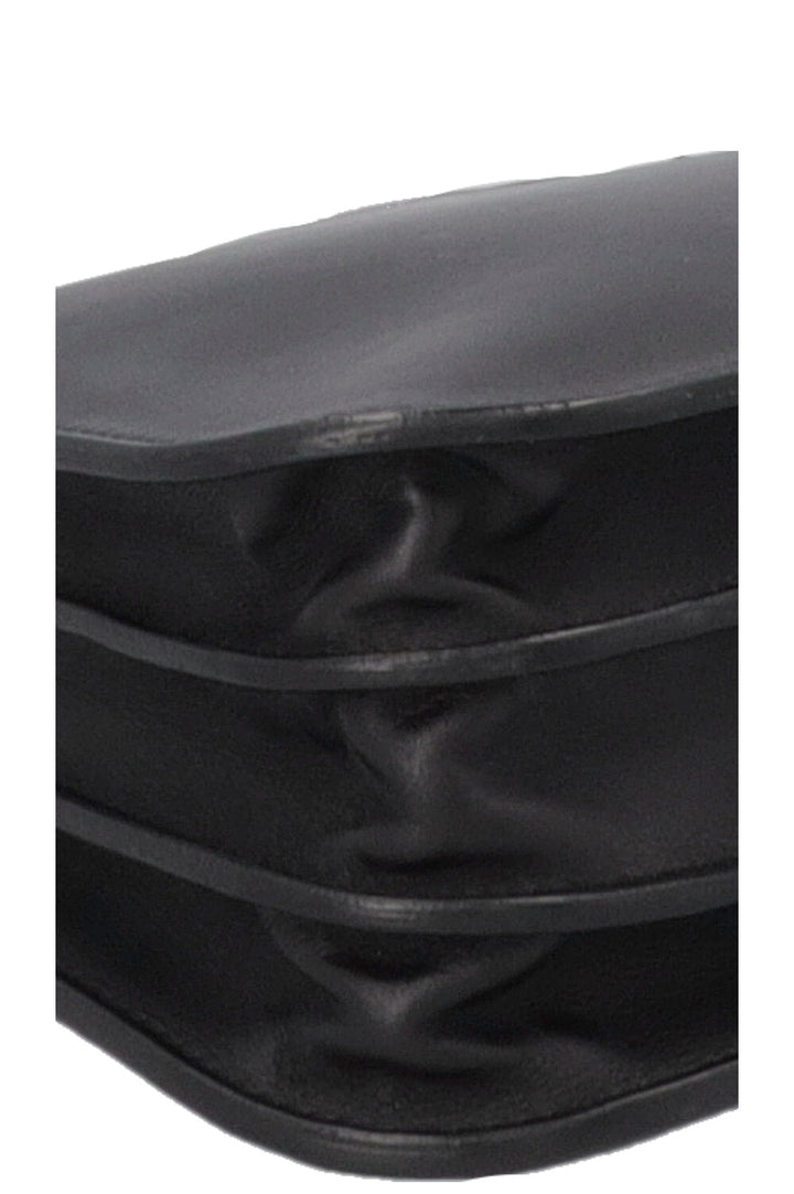 LORO PIANA Milky Way Stitch Crossbody Bag Suede Navy