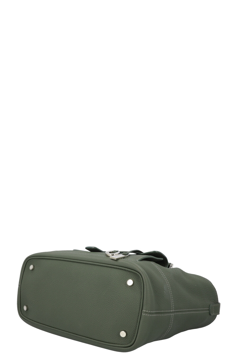 LORO PIANA Globe Bag Leather Green