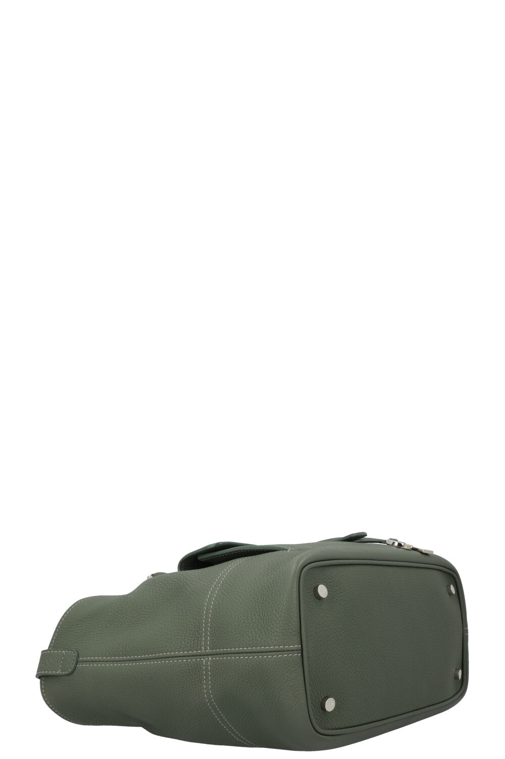 LORO PIANA Globe Bag Leather Green