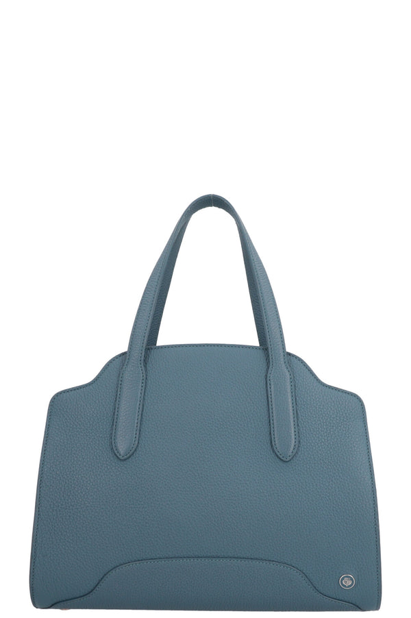 LORO PIANA Medium Sesia Bag Leather Petrol