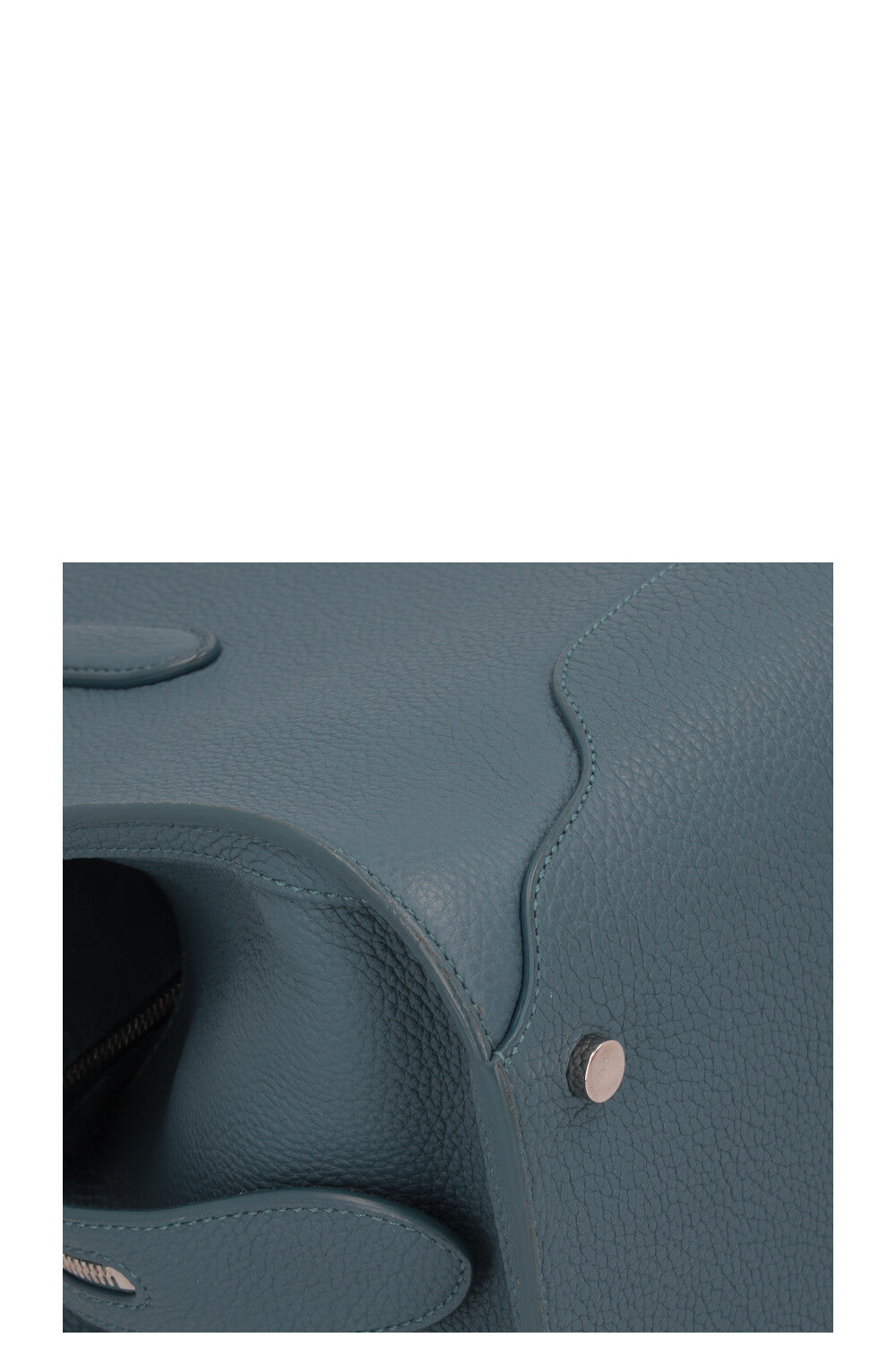 LORO PIANA Sac Sesia Moyen Cuir Pétrole