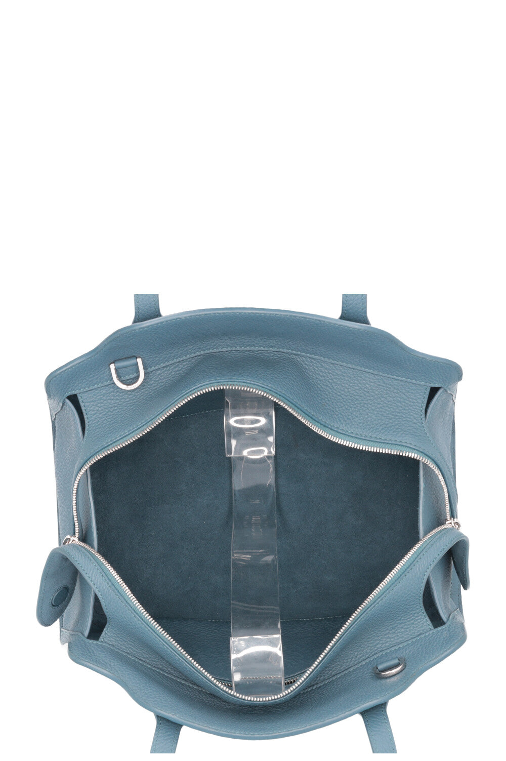 LORO PIANA Sac Sesia Moyen Cuir Pétrole