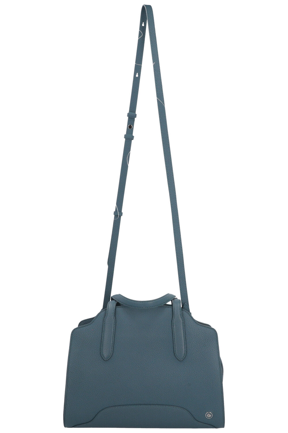 LORO PIANA Sac Sesia Moyen Cuir Pétrole