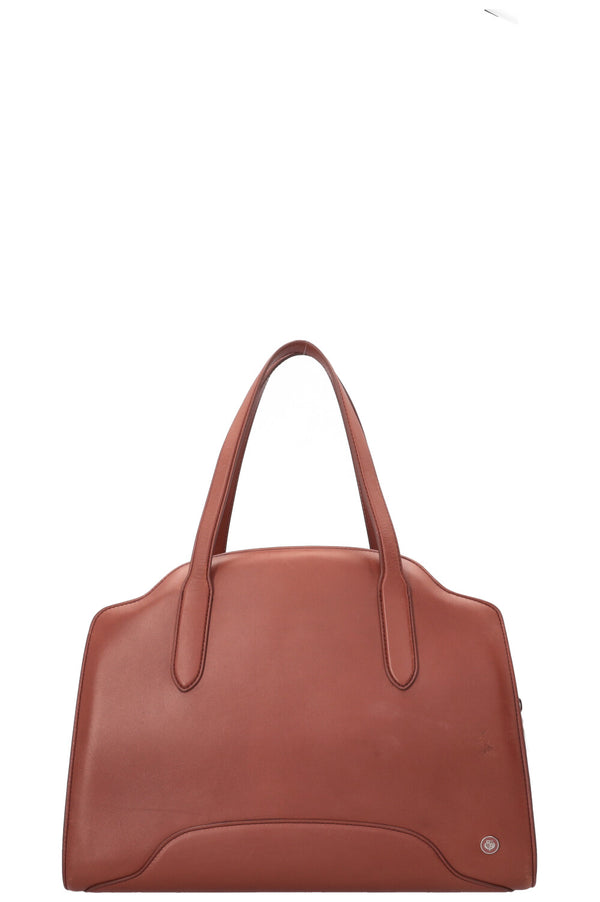 LORO PIANA Sac à Main Sesia Moyen Marron